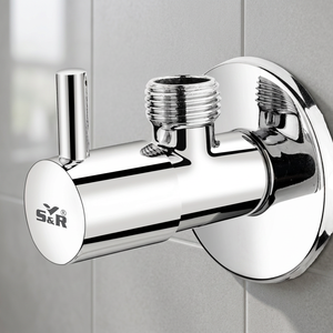 Válvula de Control de Agua de Aleación de Zinc Duradera, Montada en Pared, Tipo Ángulo, Accesorio de Plomería de Alta Resistencia para Baño y Descarga de Inodoro - Product Image 1