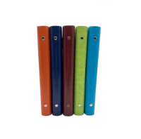 Carnet de notes à feuilles mobiles en cuir PU rétro avec logo personnalisé A5 carnet de notes rechargeable pour agenda d'entreprise carnet de notes de couleur unie