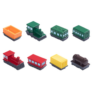 Dp – train miniature en résine, modèle artisanal, ornement décoratif pour la maison, affichage sur le bureau, design artistique de dessin animé - Product Image 5