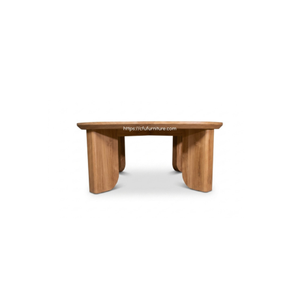 La elegante mesa de centro Nala presenta líneas elegantes y un acabado de madera lujoso, combinando un diseño moderno con un encanto atemporal. - Product Image 3