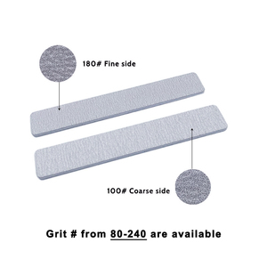 Professional <strong>Suppliers</strong> 50Pcs/Bag Custom 80 100 180 240 Half Moon Washable Jumbo Zebra Nail <strong>File</strong> - Product Image 6