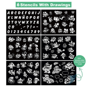 A3 Đồ chơi trẻ em giáo dục giá rẻ Glow the Dark vẽ máy tính bảng đồ họa bảng soạn thảo bán chạy nhất phác thảo cuốn sách - Product Image 3