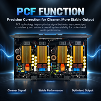Amplificateur de puissance numérique 4 canaux GX1300 1300W à 8Ω 2000W à 4Ω avec technologie PCF pour systèmes Line Array et PA