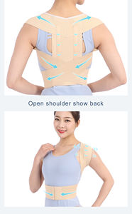 Corrector de Postura Ortopédico Ajustable para Espalda y Hombros, Chaleco con Tirantes y Soporte <span class=keywords><strong>Lumbar</strong></span> - Product Image 4