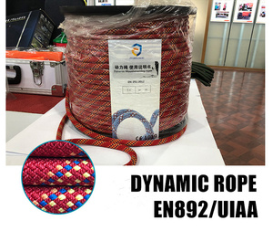 <span class=keywords><strong>Corde</strong></span> dynamique professionnelle 9,8 mm CE UIAA EN892 pour l'<span class=keywords><strong>escalade</strong></span> en ligne, l'<span class=keywords><strong>escalade</strong></span> en <span class=keywords><strong>corde</strong></span> libre et l'alpinisme 60 m - Product Image 2