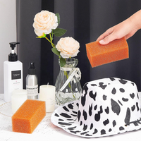 Éponge filtrante en mousse noire réticulée à cellules ouvertes pour le nettoyage des chapeaux Fedora, de cowboy, de cowgirl, en feutre et de meubles en mousse