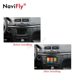 نظام صوت للسيارة navifley 7 بوصة لمرسيدس بنز الفئة E W211 E200 E220 E240 E270 E280 مشغل PX6 أندرويد 4 + 64 جيجابايت GSP - Product Image 3