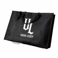 Sac fourre-tout promotionnel OEM réutilisable en non-tissé, vente en gros, sacs de courses durables en tissu écologique, logo personnalisé