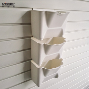 Boîtes de rangement en plastique transparent Unipower, à fixer au mur, rectangulaires, diamètre intérieur 70 mm, accessoires de quincaillerie, emballage - Product Image 5