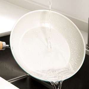 <span class=keywords><strong>Mejor</strong></span> venta 22/24cm Cocina Cocina Antiadherente <span class=keywords><strong>Huevos</strong></span> Steak Hierro Frier Pan Antiadherente Cerámica recubierta sartén con tapa - Product Image 4