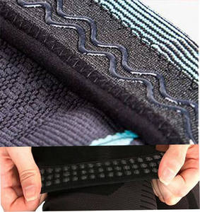 Genouillère de sport respirante en nylon tricoté élastique, genouillère de compression pour le basketball, support de genou - Product Image 5