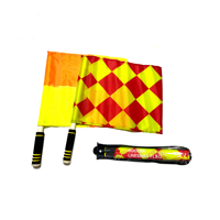 Drapeaux de football, drapeaux de communication pour arbitres de football, drapeaux d'arbitrage de football