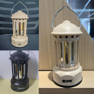 Lampe de camping Jiadi à LED, décoration de bureau, éclairage cadeau avec design colonne romaine pour la maison et l'extérieur - Product Image 3