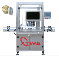 Machine automatique de remplissage sertissage de beurre d'arachide en conserve pour aliments machines à sceller les boîtes de conserve pour animaux de compagnie