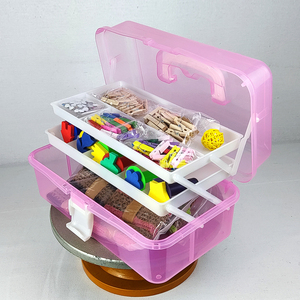 Organizador de primeros auxilios con materiales divertidos, todo en uno, caja de snacklebox de múltiples capas, contenedor para carga - Product Image 4