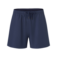 Superieure kwaliteit 100% polyester wijnrode strandshorts waterdicht effen patroon zomerse bikini strandkleding