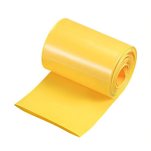 Tube thermorétractable en PVC jaune 380 mm pour isolation de batterie 18650, emballage de batterie, tube rétractable en PVC - Product Image 4