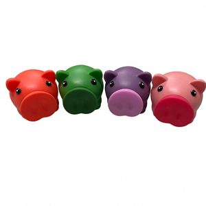 Tirelire en plastique PVC incassable en forme de cochon, vente en gros à prix abordable - Product Image 1
