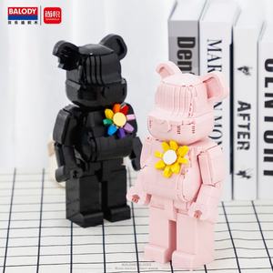 Balody 21165-21166 Modèle 3D Série Ours Cœur Fleur Mini Briques Micro Blocs de Construction Figurines Jouets Cadeau Idée - Product Image 2