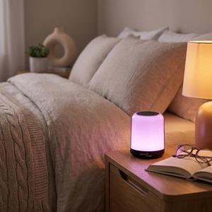 Altavoz TWS F022 con Luces LED RGB, Bajos Profundos, 8 Horas de Reproducción, Tarjeta TF, Llamadas Manos Libres, Altavoz Portátil para Fiestas Junto <span class=keywords><strong>a</strong></span> la Cama - Product Image 5