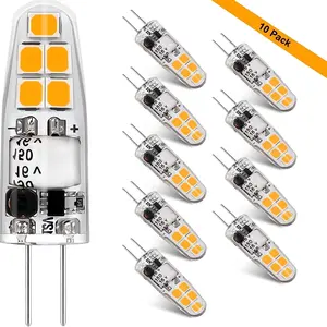 La mayoría de la venta caliente tamaño mini LED G4 12V 1,4 W alto brillo LED G4 bombilla de maíz bombilla LED fábrica al por mayor