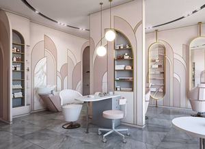 Silla de Peluquería de Diseño Moderno y Lujoso, Accesorios para Salón de Belleza, Espejos Decorativos para Barbería - Product Image 6