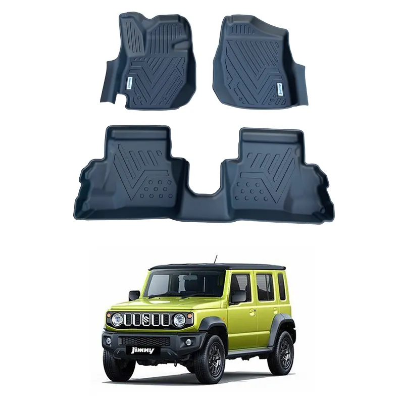 เสื่อยางปูพื้น5D กันน้ำสำหรับ Suzuki Jimny 2019-2023