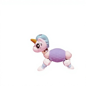 Pulsera de Unicornio de Plástico con Diseño de My Little Pony, Éxito en <span class=keywords><strong>TikTok</strong></span>, para Niñas y Niños, Hecha a Mano con Dijes Intercambiables - Product Image 1