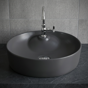 Lavabo en céramique rectangulaire noir pour table Lavabo Lavabo Lavabo Lavage à la main Bassin de comptoir - Product Image 2
