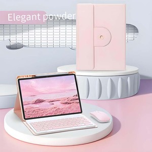 Pour <span class=keywords><strong>Huawei</strong></span> Enjoy Tablet 2/T10/X8/<span class=keywords><strong>T10S</strong></span> Caractéristiques pratiques Rotation universelle de 10.1 pouces pour les étuis de couverture de clavier Bluetooth - Product Image 4