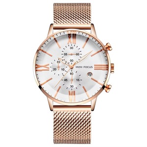 Reloj de Hombre de 42 mm con Esfera Grande, Retro, de Acero Inoxidable, con Malla, Resistente al Agua, Ligero, con Movimiento de Cuarzo - Product Image 1