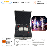 Ensemble d'allumeurs à étincelles froides avec télécommande - Pyrotechnie écologique en plastique réutilisable pour les mariages, les fêtes, les scènes et les événements en intérieur