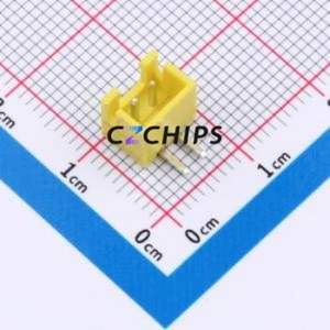 BX-XH2.54-2PWZ-Y Wire-to-<b>Board</b> <b>Pin</b> Header Bent Lead Through Hole,P=2.54mm Connector 1x2P 2.5mm Right Angle Insert XH - Product Image 1