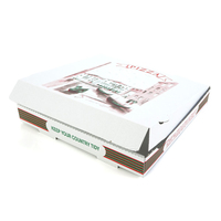Fabbrica di produzione spot all'ingrosso scatole di pizza di alta qualità di varie dimensioni può essere personalizzato pizza packaging