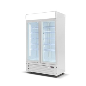 Vitrina Refrigerada para <span class=keywords><strong>Bebidas</strong></span>, Exhibidor <span class=keywords><strong>de</strong></span> Vidrio, Refrigerador Vertical <span class=keywords><strong>de</strong></span> Dos Puertas para Tiendas <span class=keywords><strong>de</strong></span> Conveniencia - Product Image 6