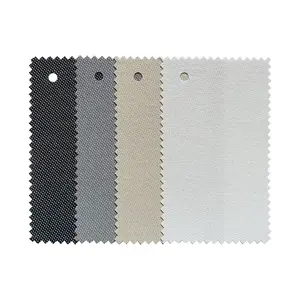 Cortinas de rolo de tela protetora solar resistente ao fogo para tela solar persianas e persianas com tecido protetor solar