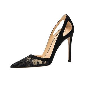 महिलाओं ने पीठ फीता जाल 2024 पैर के अंगूठे के पम्प पर पैर की अंगुली की ऊँची एड़ी की एड़ी की पर्ची - Product Image 5