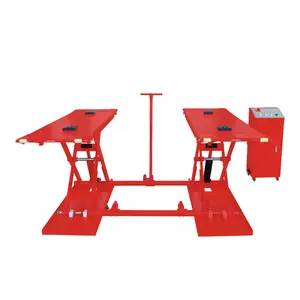 WZDM 3.5 Tons Mid Rise Scissor Car Lift 1.2 M Lifting Height Cheap Price Hydraulic Scissor Car Lift