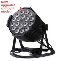 Projecteur PAR LED 10W 18 pièces, pleine couleur, quatre-en-un, activé par le son, tension universelle, IP, pour scène de mariage et spectacles