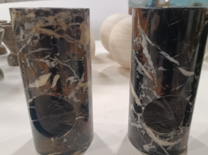 黒金大理石球香炉 天然大理石 ホームデコレーション 石製品 - Product Image 6