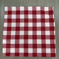 Housses de coussin à motif diagonale en stock, 200 GSM, 100% polyester, 4 couleurs et 4 tailles