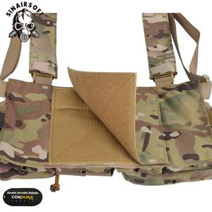 Gilet tactique Sinairsoft de haute qualité en nylon 500D multi-camo, gilet de chasse en polyester avec équipement, veste pour usage extérieur - Product Image 6