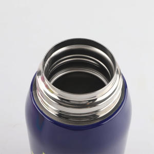 Botella de Agua Infantil de Acero Inoxidable de 500 ml con Doble Tapa, Diseño de Dibujos Animados, con Funda Aislante y Bolsa - Product Image 3