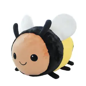 Özel Logo kişiselleştirilmiş yumuşak Plushies bebek hediye bebek çocuk çocuk maskot Anime böcek peluş oyuncaklar dolması hayvanlar arı uğur böceği