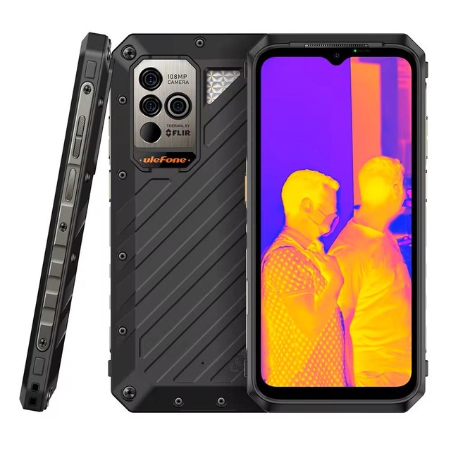 Power Armor 19T Thermal Imaging Camera FLIR Rugged Phone 12GB RAM +256GB ROM Helio G99 66W 4G 108MP Camera Mobile Phones