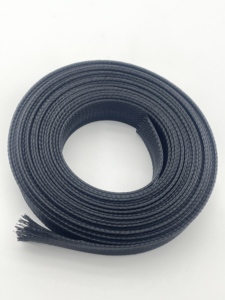 ปลอกหุ้มสายไฟแบบถัก PET ทนไฟสูง UL94 V0 ชนิดดับไฟได้เอง สำหรับจัดระเบียบและป้องกันสายไฟ - Product Image 5