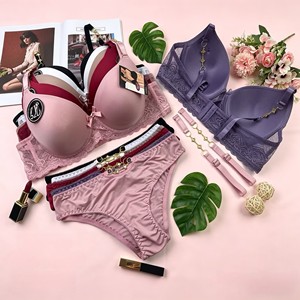 <span class=keywords><strong>Reggiseno</strong></span> push-up Y6002 da 2,15 dollari, taglie 42-52D, con <span class=keywords><strong>3</strong></span> ganci, ferretto e spalline decorative, copertura completa. - Product Image 4
