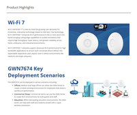 Solución de Red Inalámbrica Grandstream de 21 Gbps (BE21000), Puntos de Acceso Wi-Fi 7 GWN7674