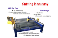 Table de support d'entraînement personnalisée, Guide linéaire, Machine de découpe Plasma CNC amovible