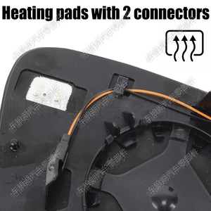 Espejo de Punto Ciego para Toyota Highlander 89731-0E371, Lado Izquierdo, Negro, ABS, Pieza de Mejora para Reequipamiento - Product Image 4